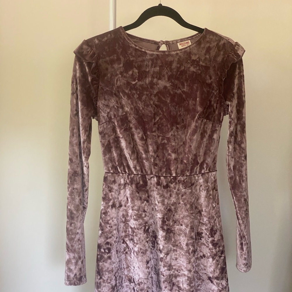Mossimo Supply Co. Lavender velvet party dress